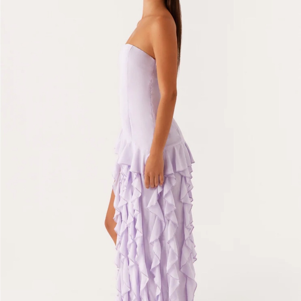 Peppermayo Strapless White Dress - Picture 4 of 7